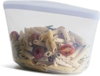 Vista 1 de Stasher Cuenco de Silicona Premium Reutilizable para Almacenamiento de Alimentos, Transparente, Apto para Microondas, Sous Vide, Lavavajillas, Horno