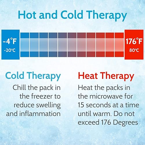 Miniatura 4 de Arctic Flex Paquetes de hielo de gel reutilizables para toda la cabeza, paquetes de gel caliente y frío para lesiones, alivio del dolor, hinchazón,