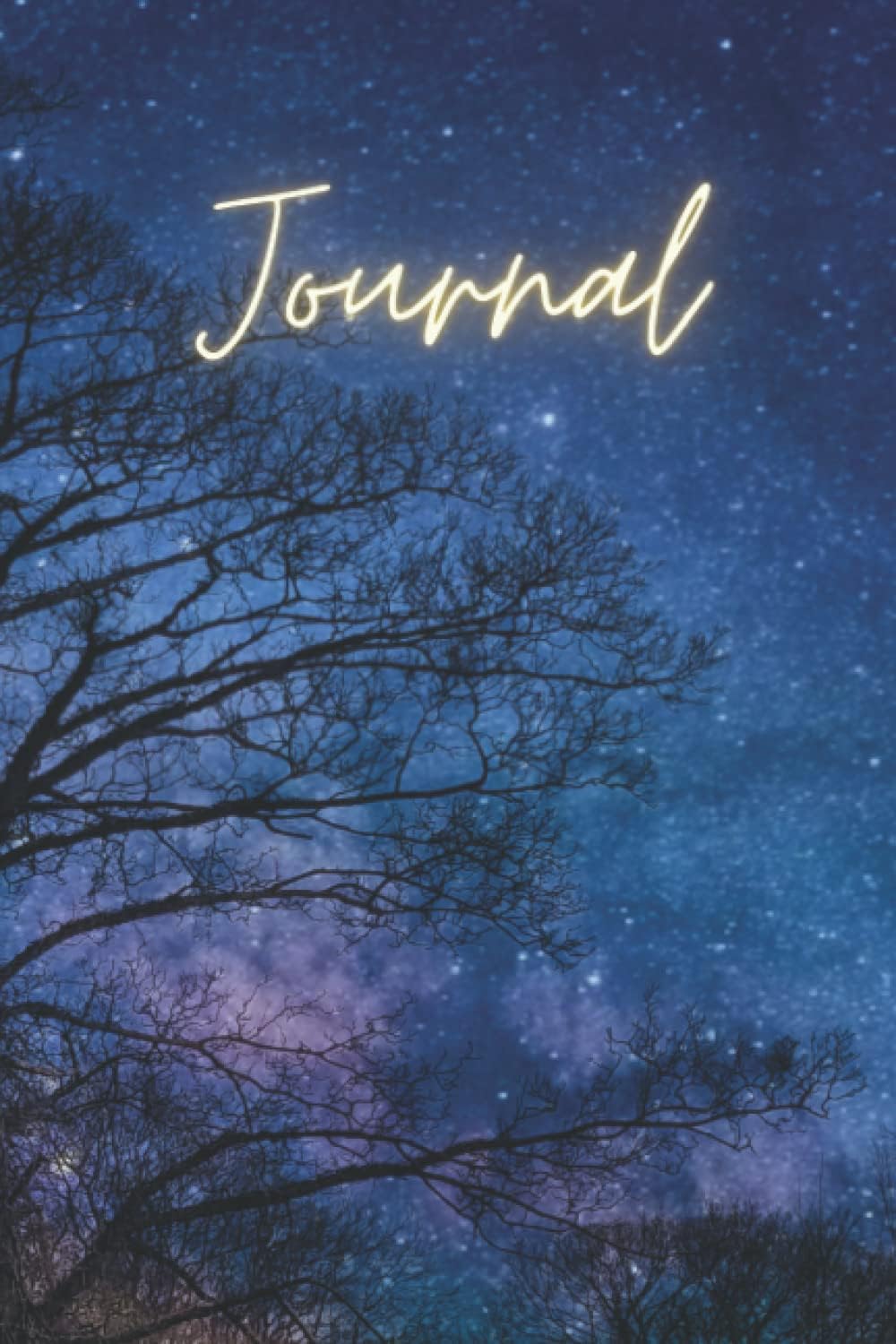 Cosmos journal -blue with gold