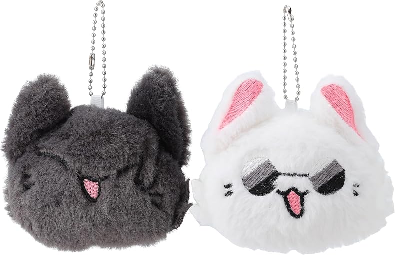 PUCAPOCO JJK Keychain Kawaii Plush Anime Keychain Bag Charms for Purse Backpack Car Best Friend