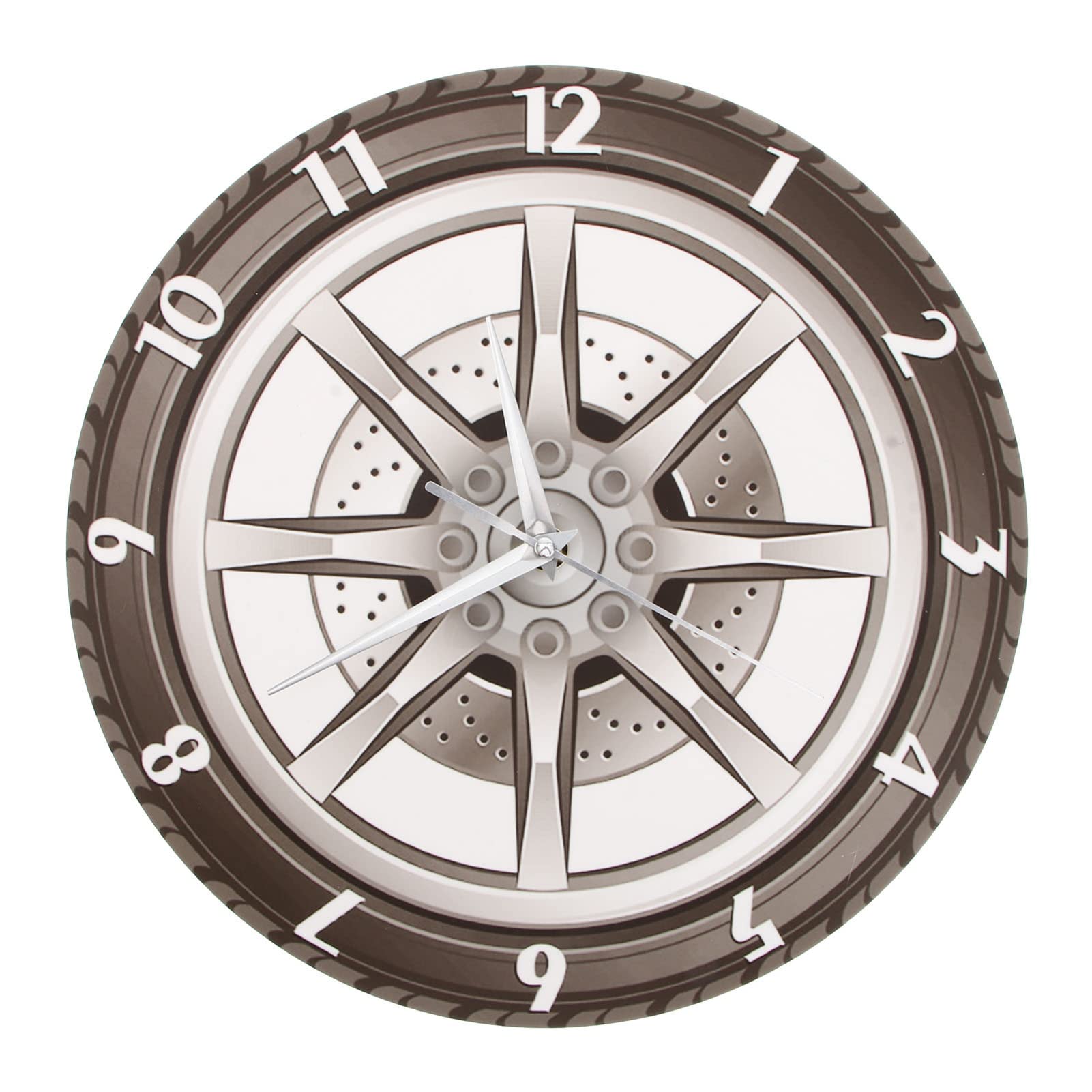 Brake Rotor Design Clock Brake Time! 3D Printed Wall Clock - Automotive ...