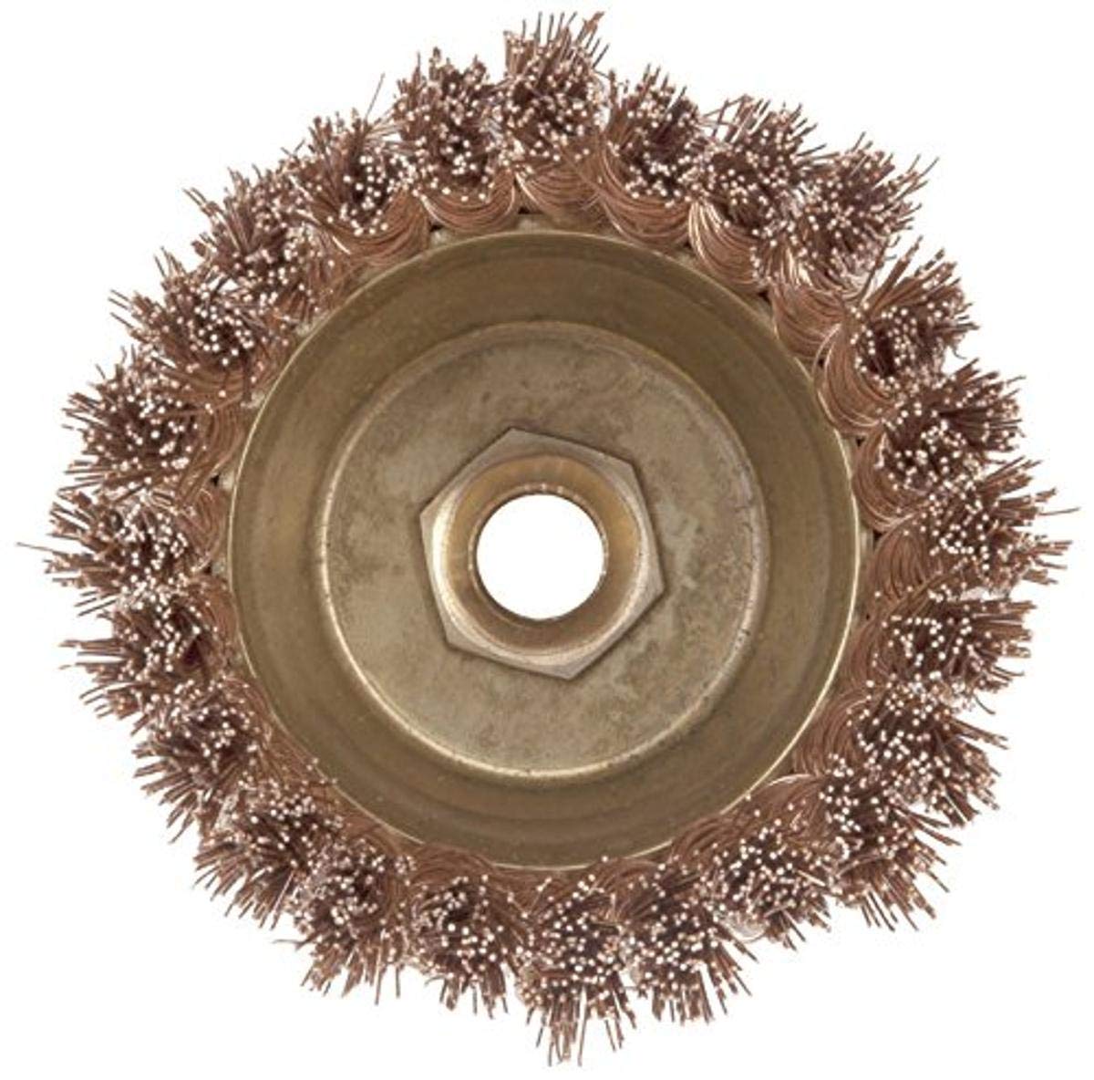 Ampco Safety Tools CB-30-KT - Cepillo con alambre para nudo de copa, no huella, no magnético, resistente a la corrosión, 3 cm de diámetro