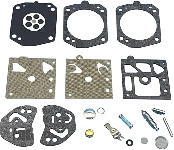 1 Set Carburetor Rebuild Repair Kit Fits 257 250R Chainsaw Replacement Parts NEW Compatible with Husqvarna