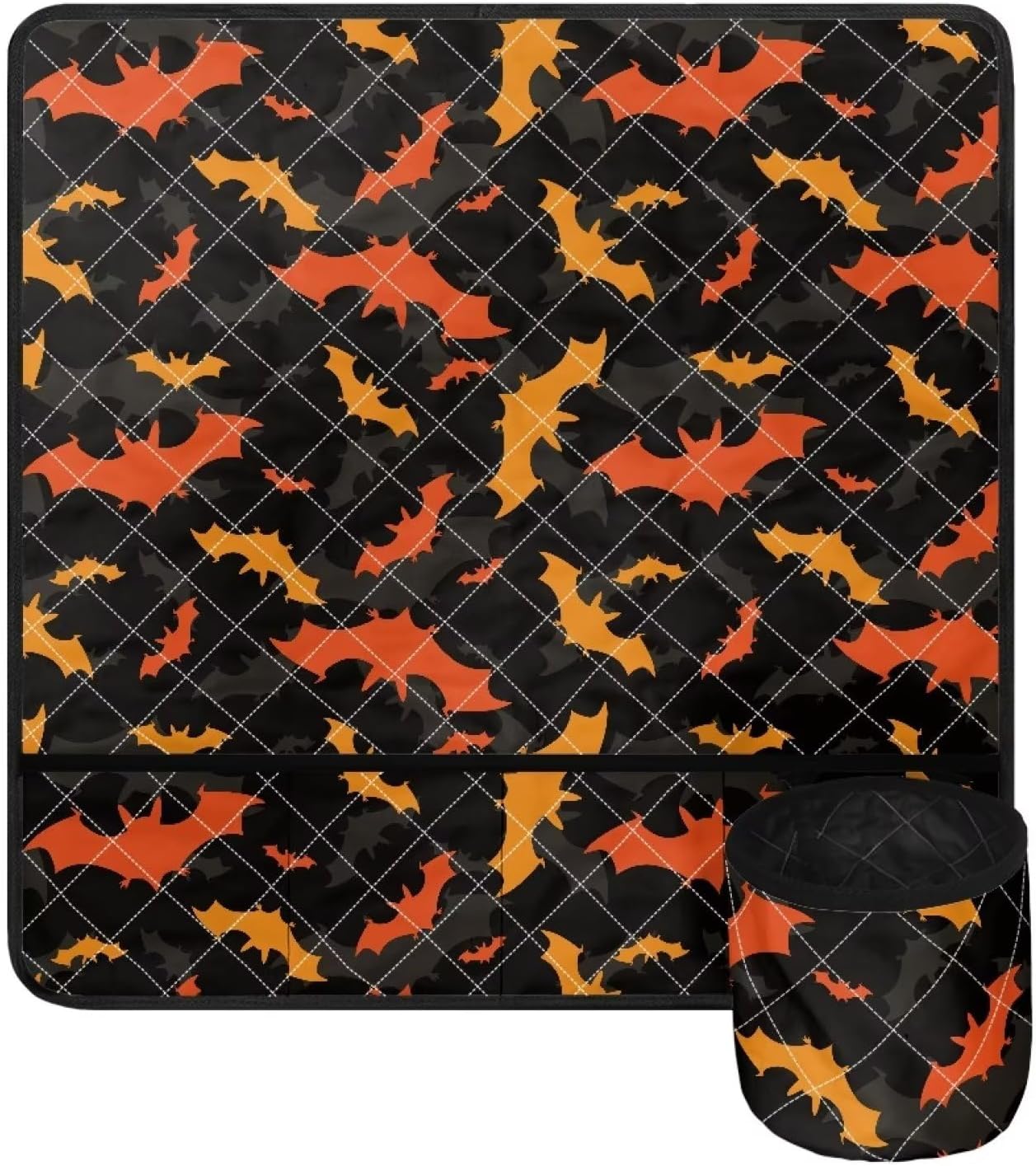 Cool Horse Sewing Machine Mat for Table to Reduce Noise Non Slip Sewing Machine Madam Sew with Pockets Durable Sewing Accessories