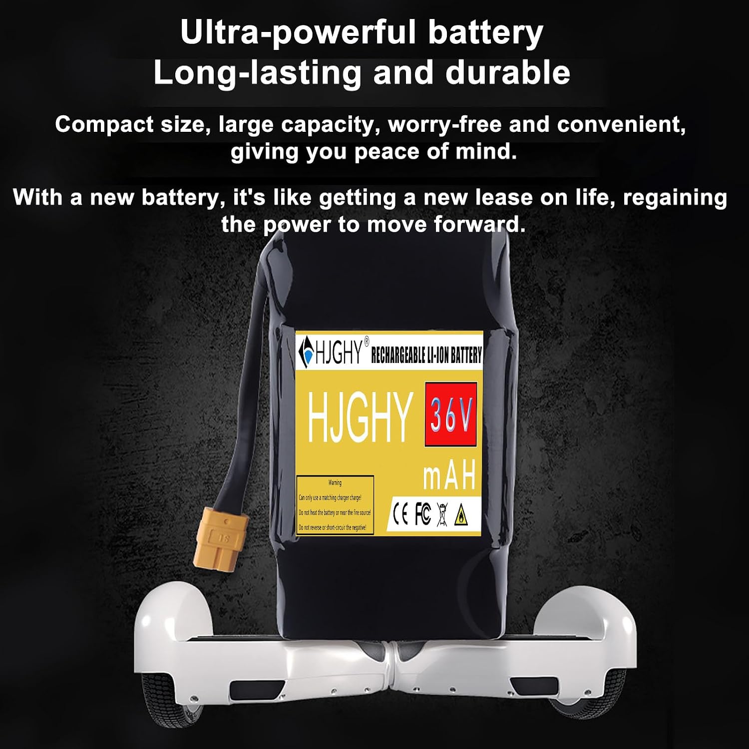36V 2Ah 3Ah 4Ah 5.2Ah 6Ah Twist Car Battery 36 Volt Balance Car Lithium Battery with BMS for Self-Balancing Boards/Hoverboard Motor Kits