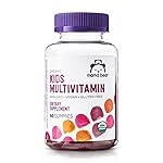 Amazon Brand - Mama Bear Organic Kids Multivitamin, 60 Gummies, 1 Month Supply (Packaging May Vary), Berry, Cherry & Orange
