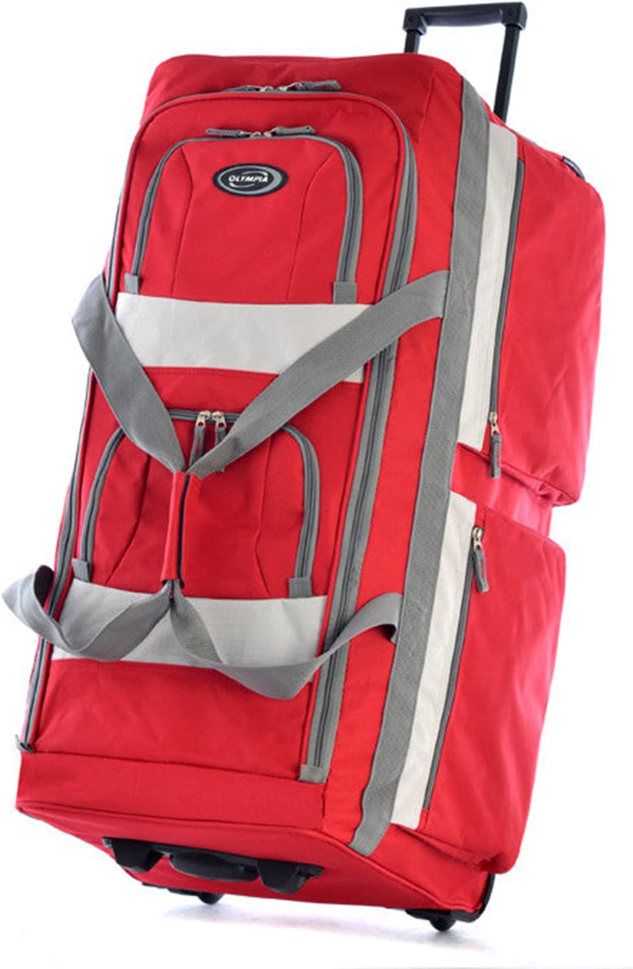 Olympia 8 Pocket Rolling Duffel Bag