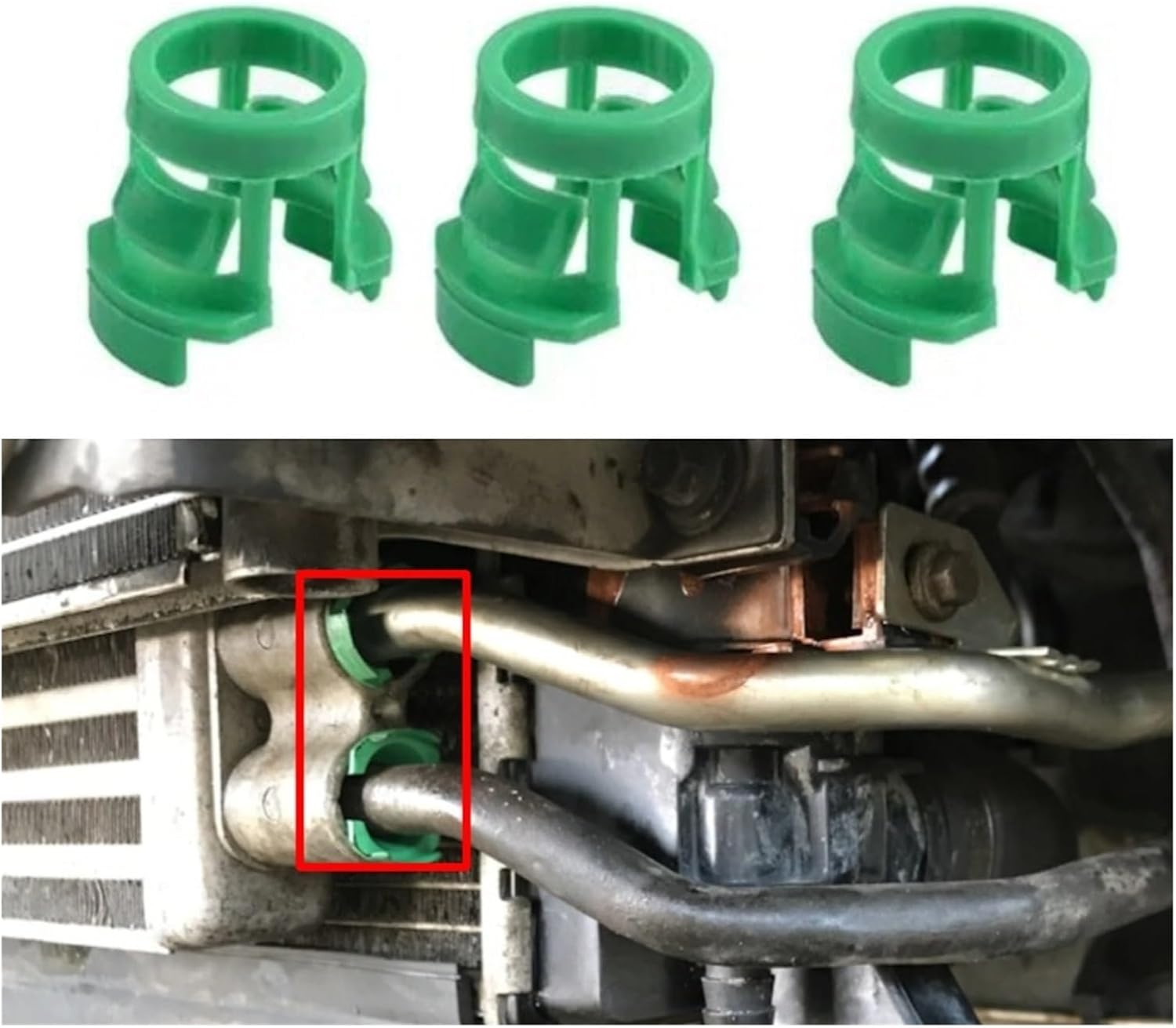 20PCS OE 9485149 At Cooling Hose Retainer Clip Compatible C70 S60 S80 V70 S70 XC70