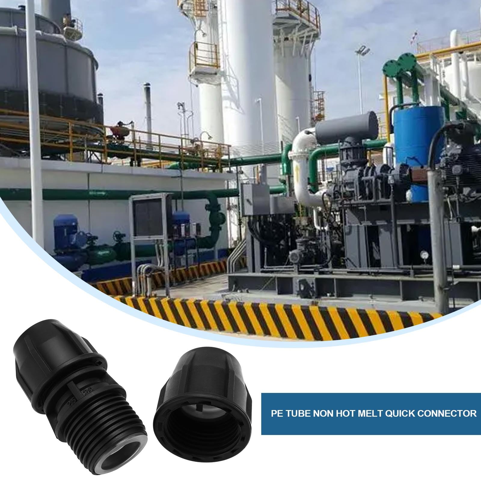 Be In Your Mind 4Set Philmac Metric Water Pipe Fitting Tap Connector Mixer Transition Coupling Reducing 20MM X 25MM for Kitchen Garden Hose Pipe Joiner Fitting for Taps - Image 3