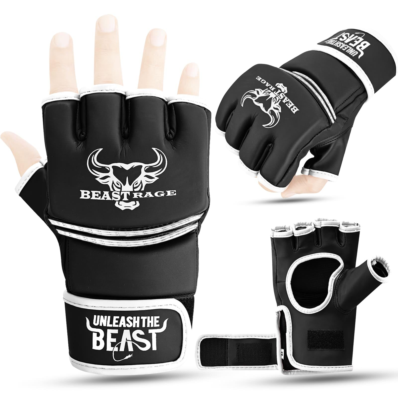 BEAST RAGE Winter-Fahrradhandschuhe für Kinder, wasserdichte