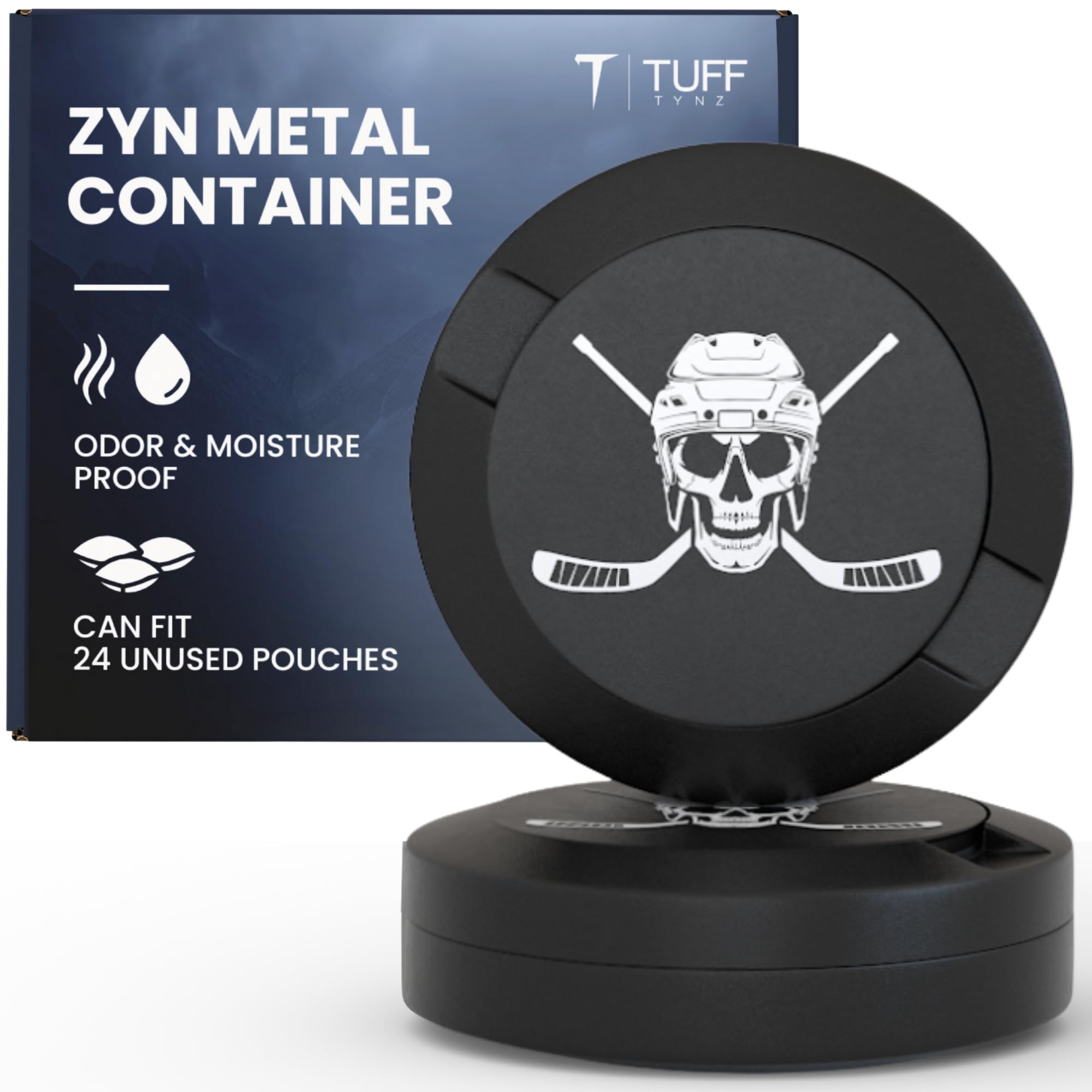 Premium Zyn Metal Can | Zyn Holder | Metal Zyn Container | Moisture & Odor Proof Container | Aluminum Zyn Can & Organizer | Dip Can | Zyn Tin | Zyn Gifts for Men | The Zyn Bin