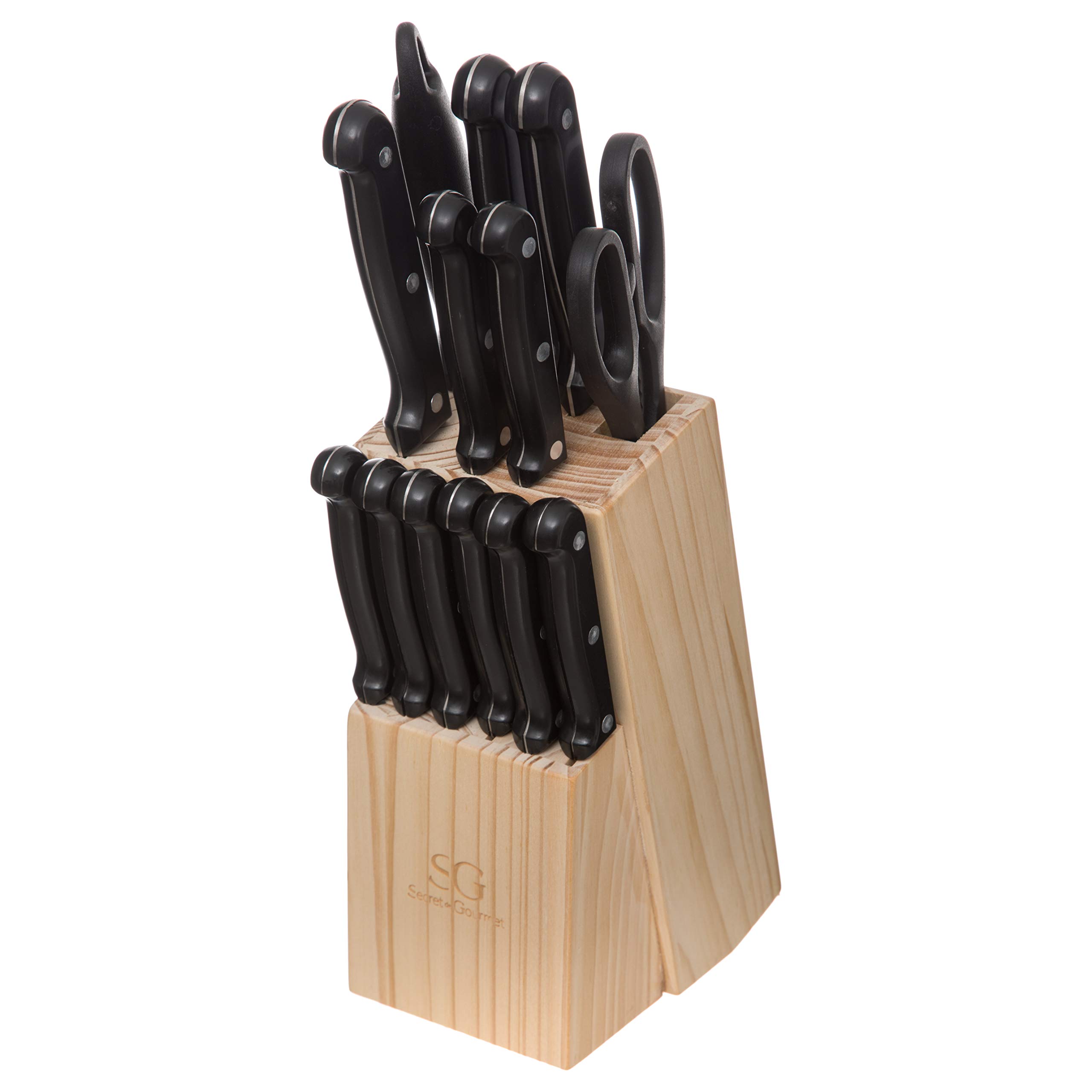UNIVERSDECOR - Bloc couteaux 13 pièces Secret de Gourmet