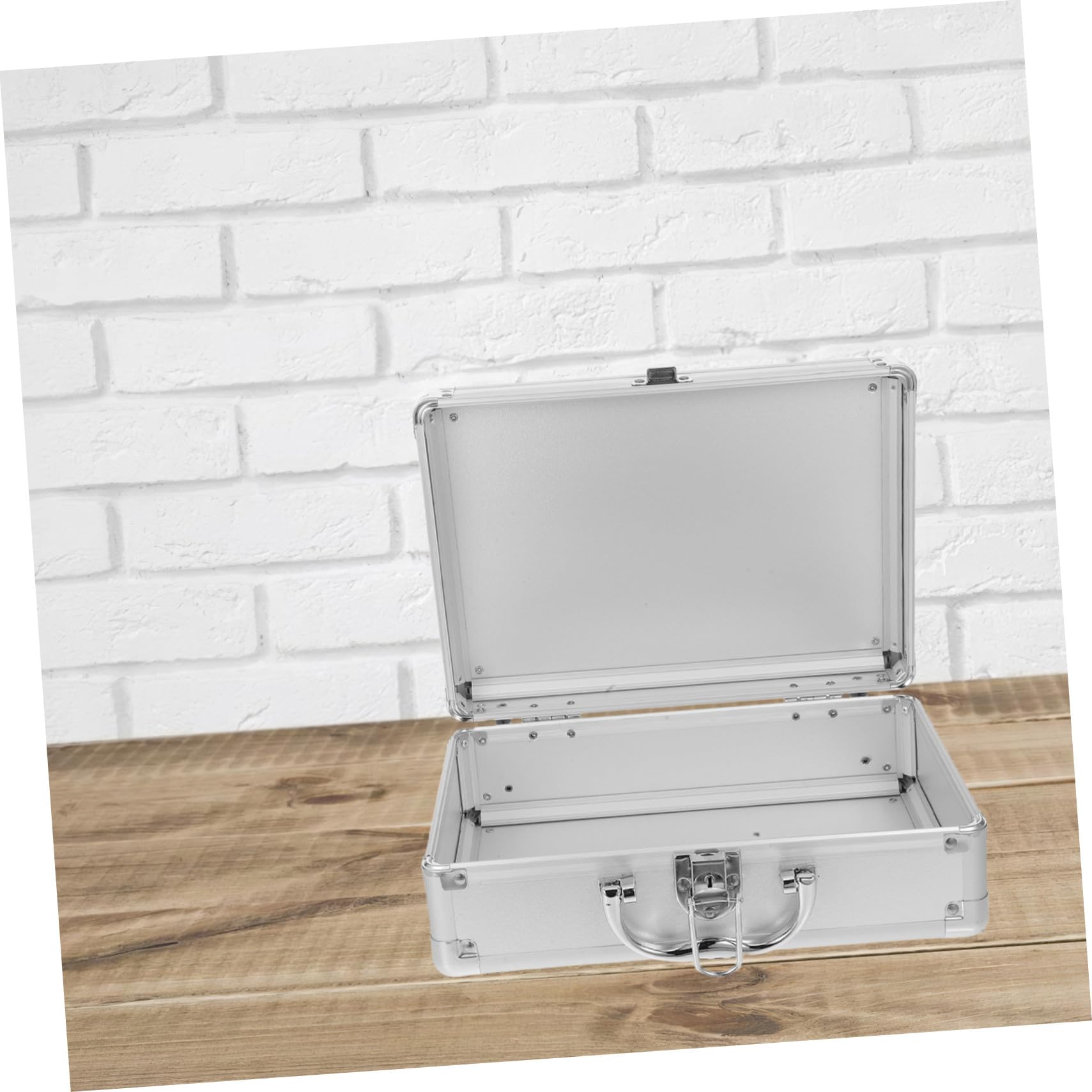Aluminium Mehrzweck Handkoffer Klein mit Robustem Metallgehäuse Abschließbar Vielseitig für Make Up Instrumente Zubehör Tragbar und Sicher Transportierbar