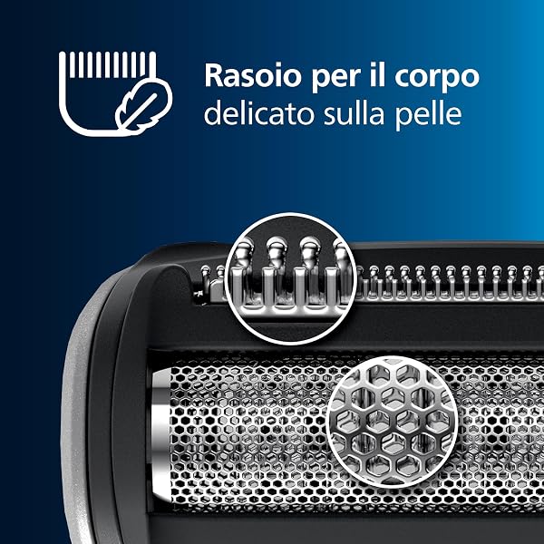 Philips Bodygroom Series 3000 Rifinitore impermeabile per inguine e corpo: rasatura precisa e confortevole, routine di cura del corpo completa, 50 minuti di autonomia, modello BG3017/01 - 3