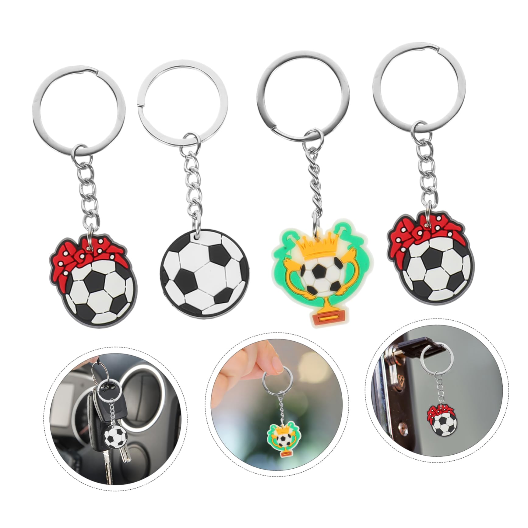 POPETPOP Llavero Pelota Deportiva Recuerdo De Fútbol Llaveros Decorativos De Futbol De Fútbol Creativo Colgantes De De Fútbol De Futbol Hierro