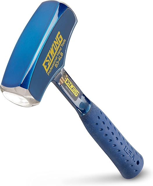 Estwing - Martelo de perfuração/rachadura B34LB - trenó de 1,8 kg com construção de aço forjado e cabo de redução de choque - B3-1,8 kg