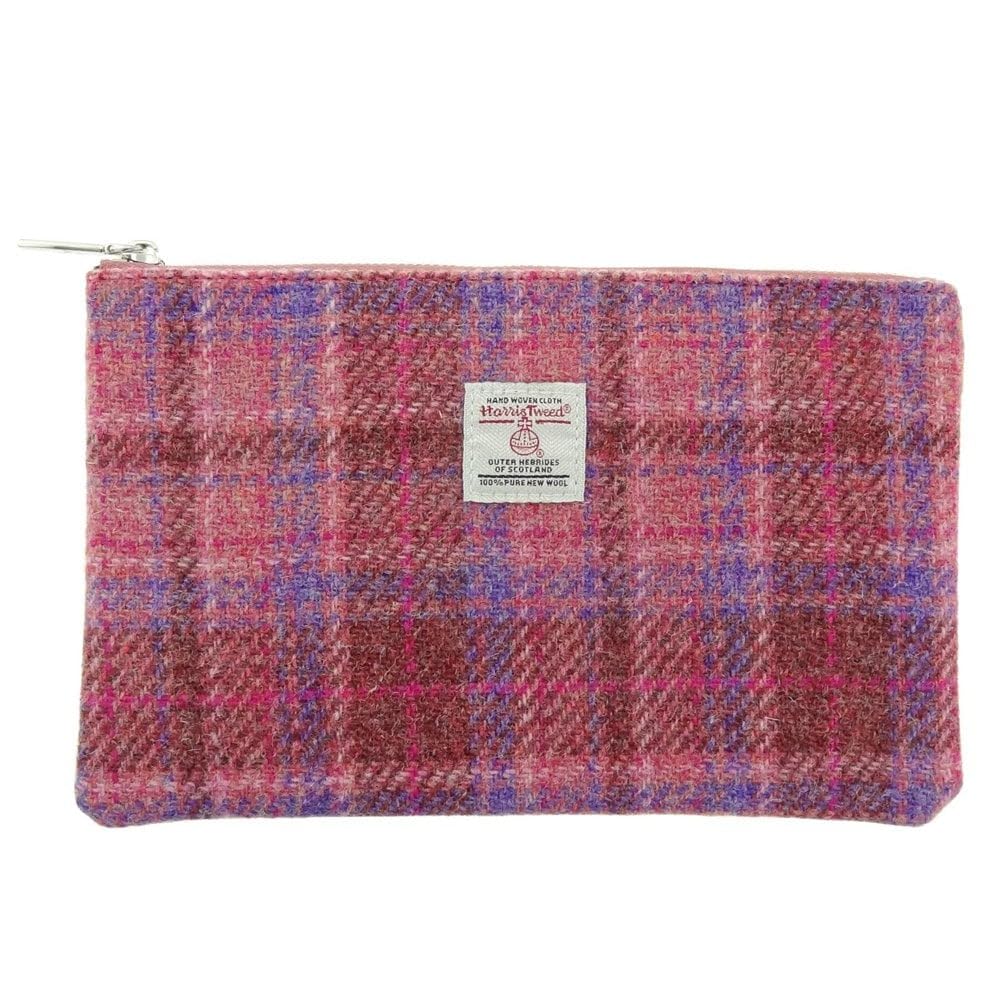 Glen Appin Harris Tweed Berneray Medium Zip Pouch