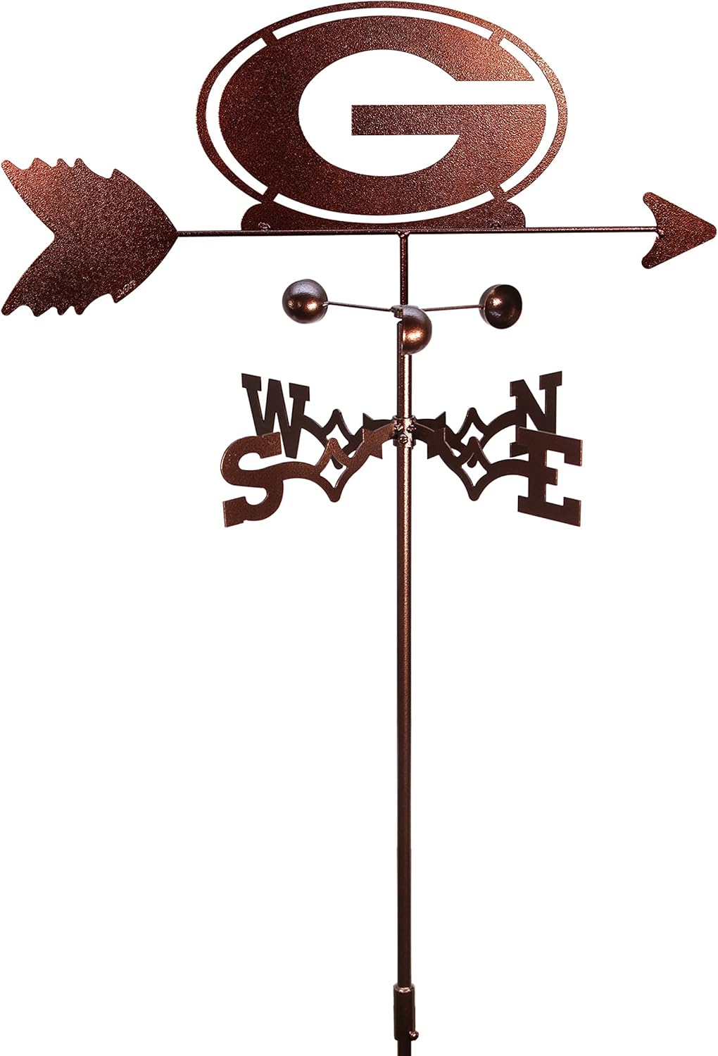 SWEN Products Georgia Bulldogs Weathervane (Garden Stake Included)