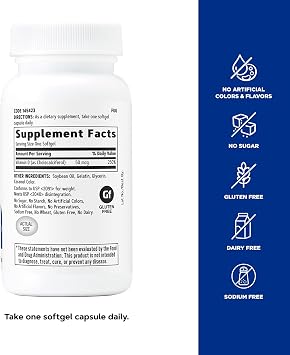 GNC Vitamin D3 50mcg Supplement, 180 Softgels, 180 Servings
