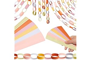 Lincia 600 Sheet Christmas Paper Chain Kit