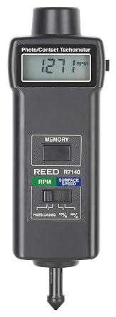 REED Instruments R7140 Combination Contact/Laser Photo Tachometer