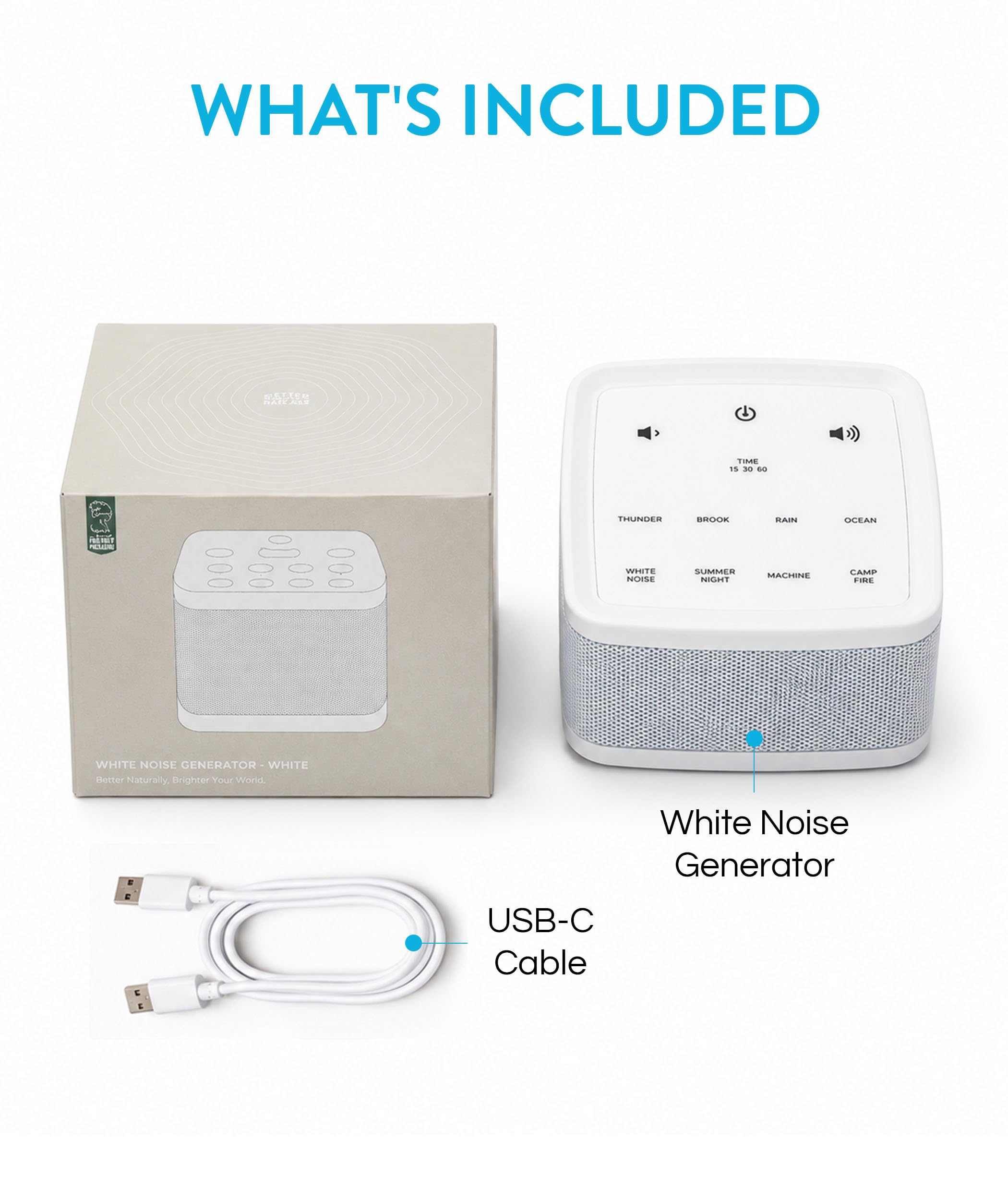 Big Red Rooster White Noise Machine for Sleeping - Baby & Kids Sound Machine with Rain, Nature & Ocean Sounds - Portable Sleep Noise Maker with Timer, Bluetooth & USB/AA Power - Travel & Home Use