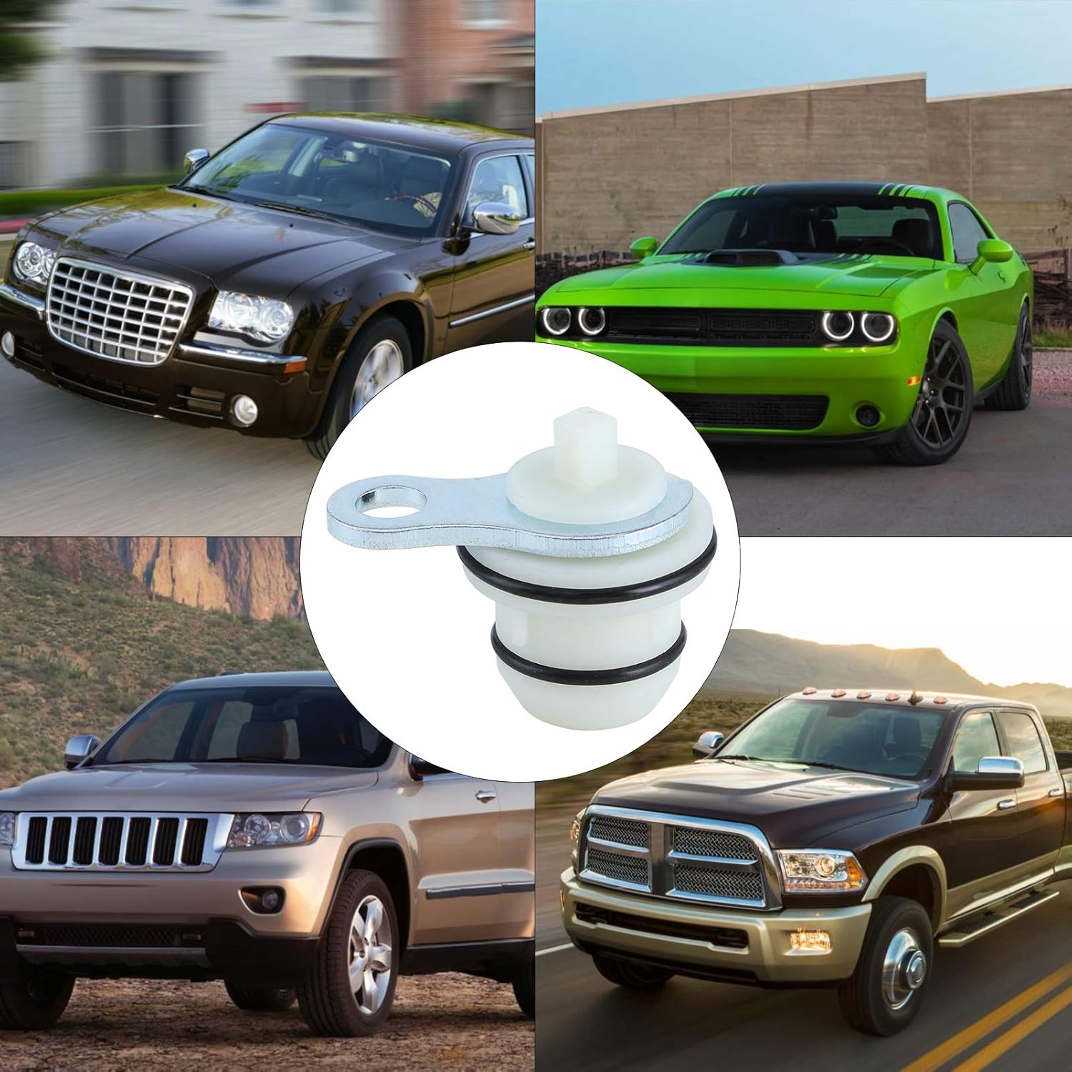 4Pcs Non MDS Expansion Plug Engine Block Parts 530221AA Fit for R AM/C HALLENGER/M AGNUM/C HARGER, Solenoid Block Off Plugs, Hemi Block Plug