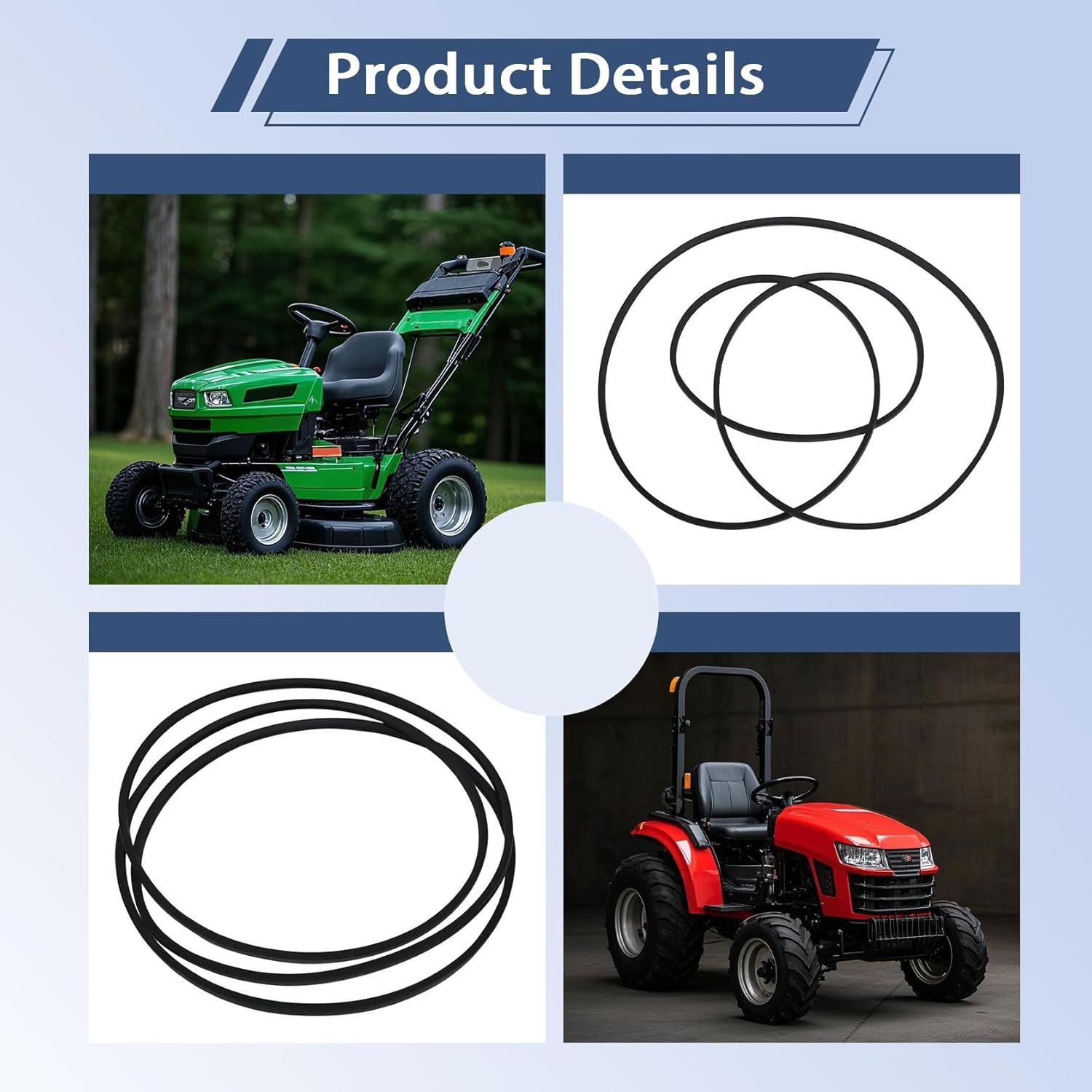 FZJDSD Mower Deck Belt Compatible with Gravely Ariens Edge Turn Mower Turn Lawn Mower Parts Lawn Mower Drive Belt 07200839