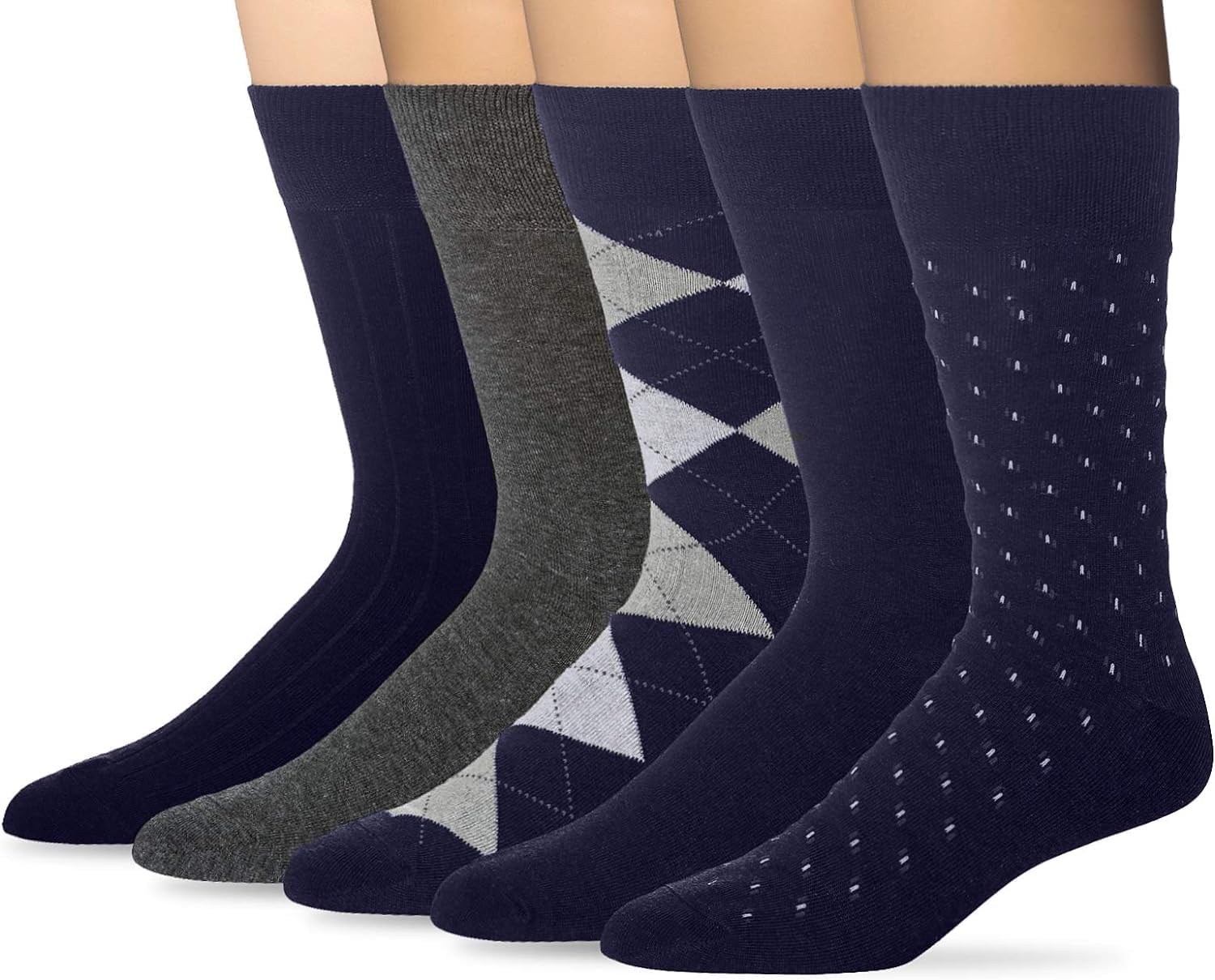 Men's Dress Socks, 5-Pair Classic Men's Formal Socks, Premium Dress Socks For Men for Business