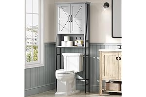 Over The Toilet Storage Cabinet: De-Clutter Your Bathroom with Style