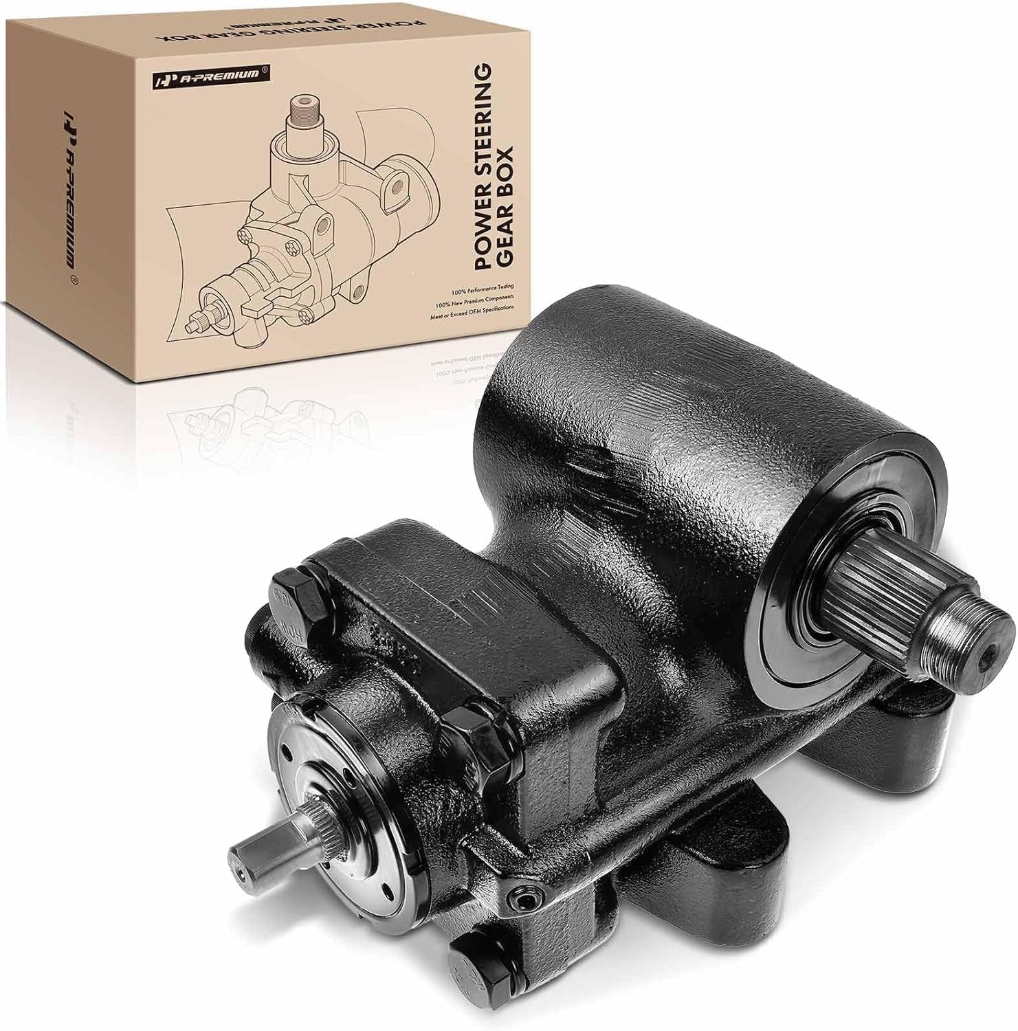 A-Premium - Power Steering Gearbox Gear Box Compatible with Ford F-350 Super Duty 2008-2010, F-450 Super Duty 2005-2018, F-550 Super Duty 2005-2019