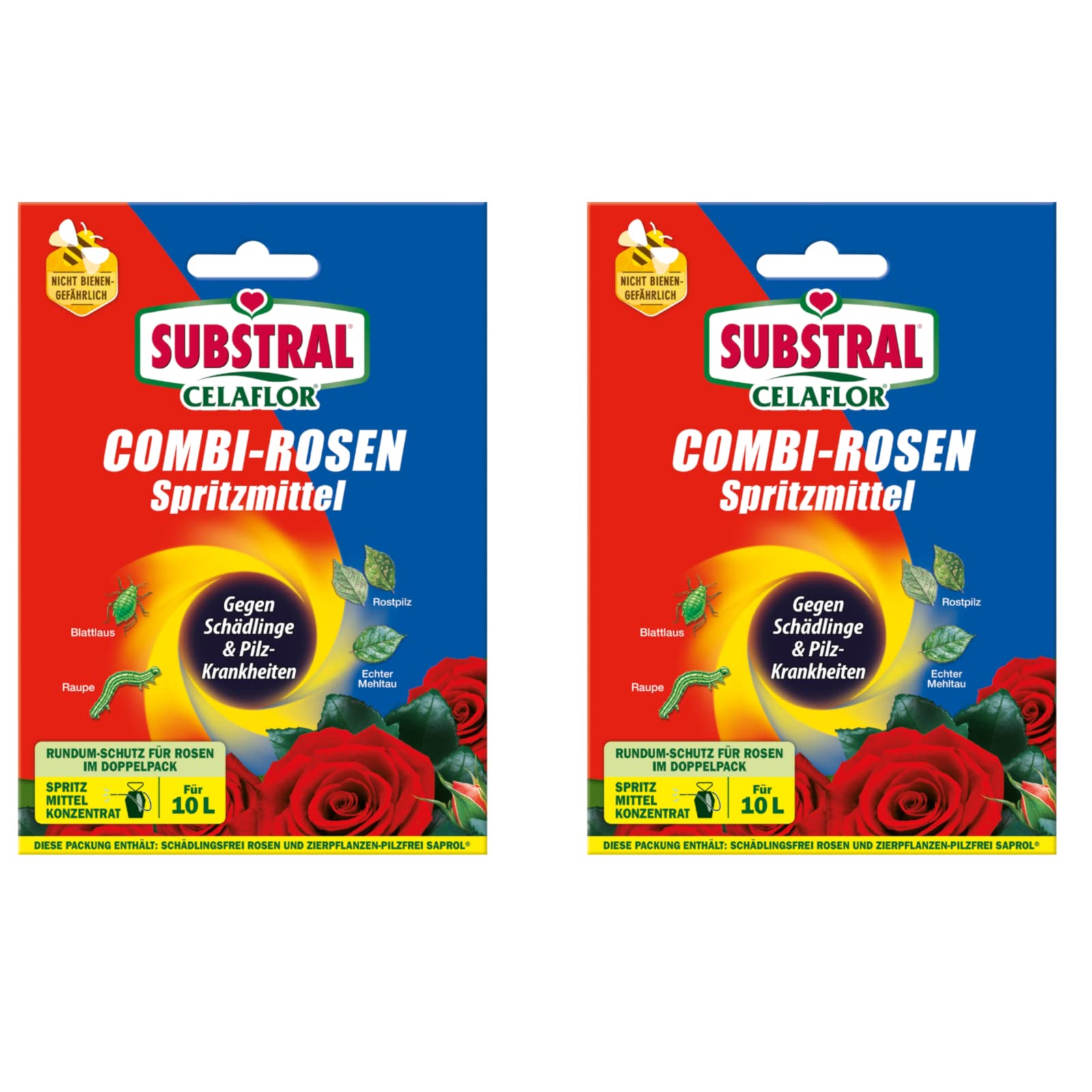 2 Stück 1 x 15 + 2 x 4 ml SUBSTRAL CELAFLOR ® - CELAFLOR COMBI-ROSEN SPRITZMITTEL