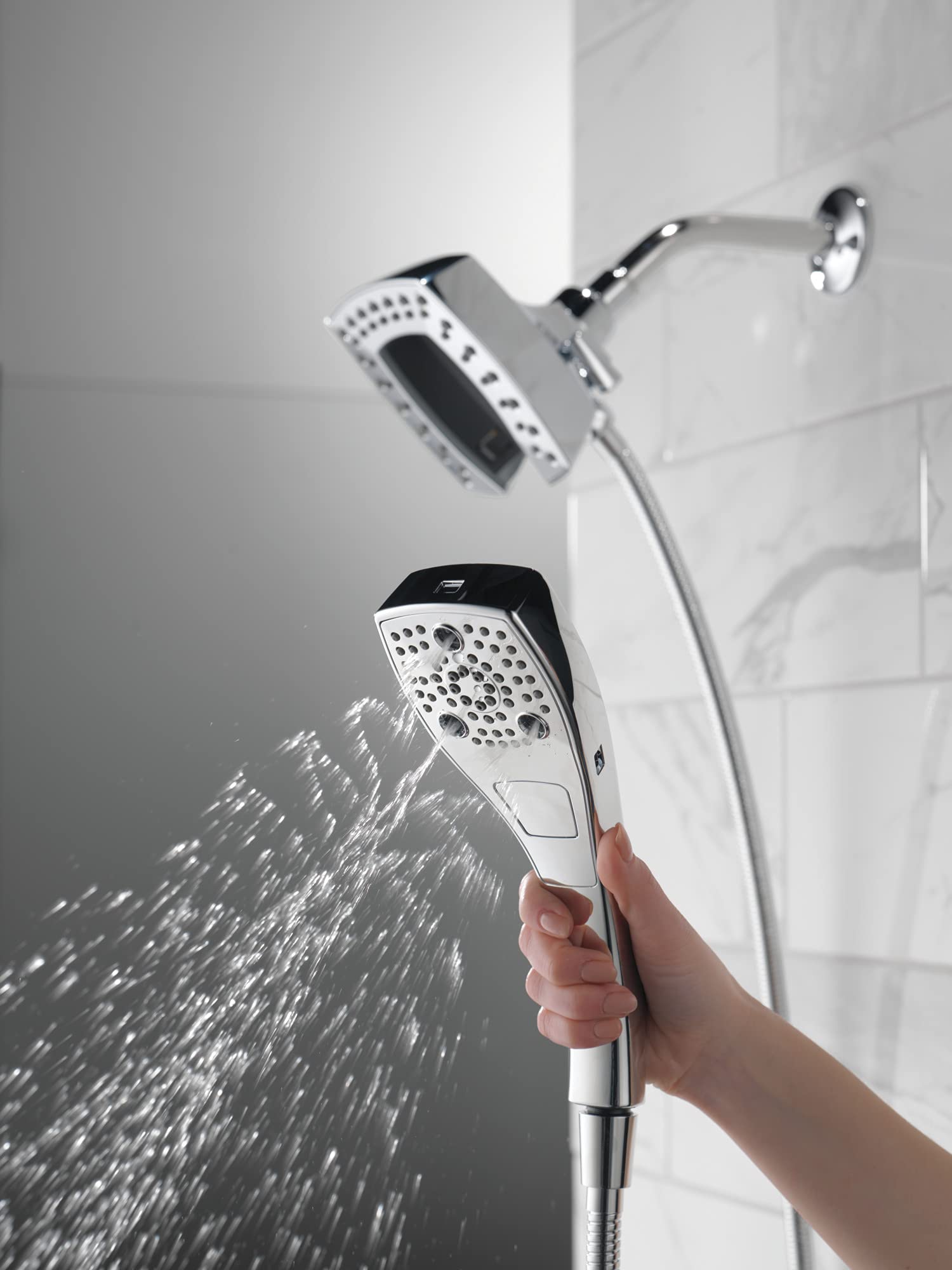 Delta Faucet 58474-PR25 Universal Showering Combo, Lumicoat Chrome - Image 2