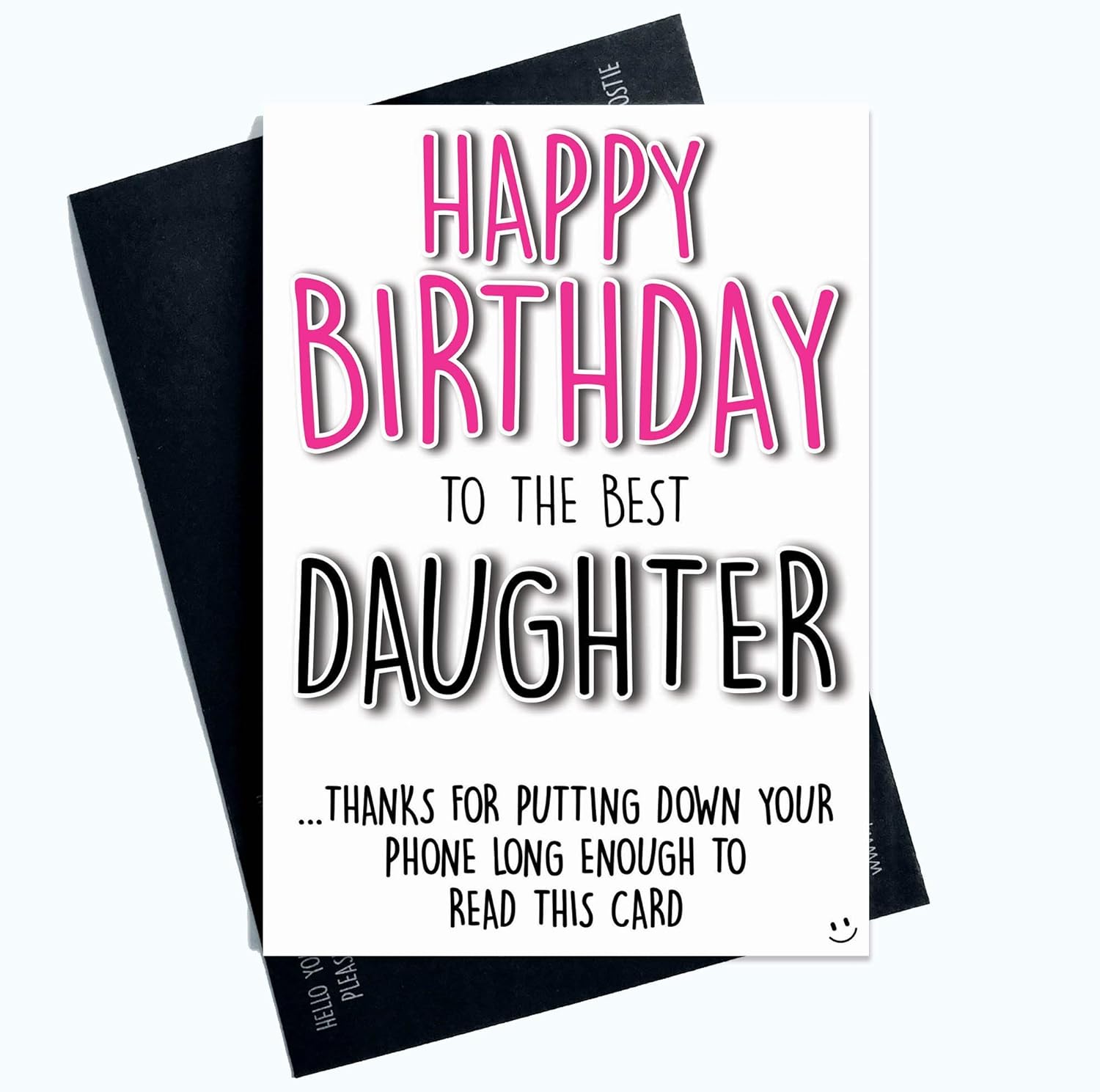 Funny Birthday For Daughter Funny Birthday Cards For Daughter Happy Birthday Banter Joke Best Daughter  Pc908 : Amazon.co.uk: Stationery & Office Supplies