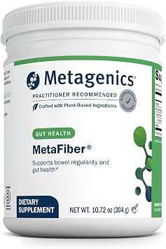 Metagenics MetaFiber, 6 g Dietary Fiber Blend Powder, 10.72 oz
