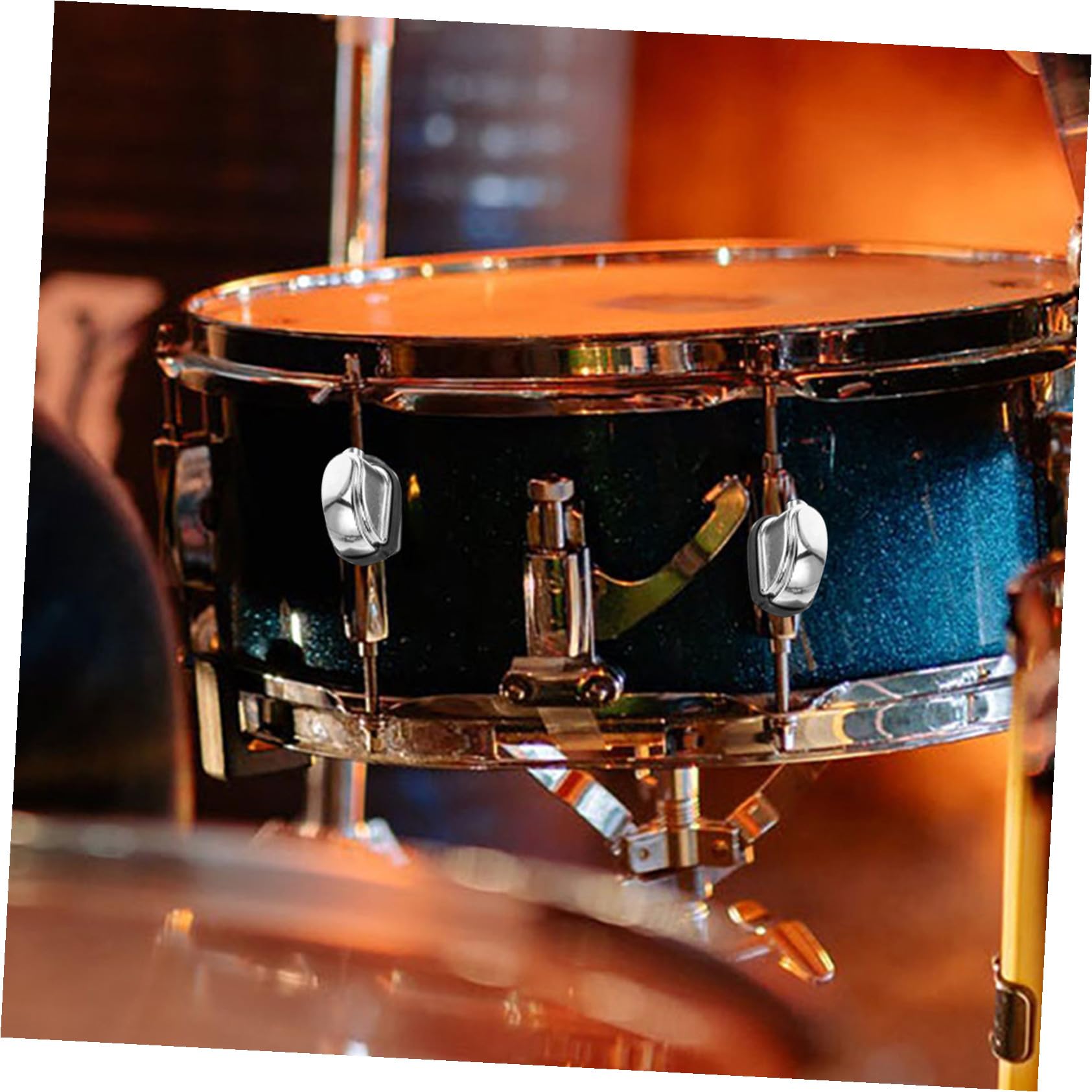 BESTonZON 12pezzi Drum Lug Metallo Per Strumenti Musicali Accessori Sostituzione Per Batteria Compatibile Con Vari Tipi Di Rullante e Grancassa Alta Durabilità e Design Semplice