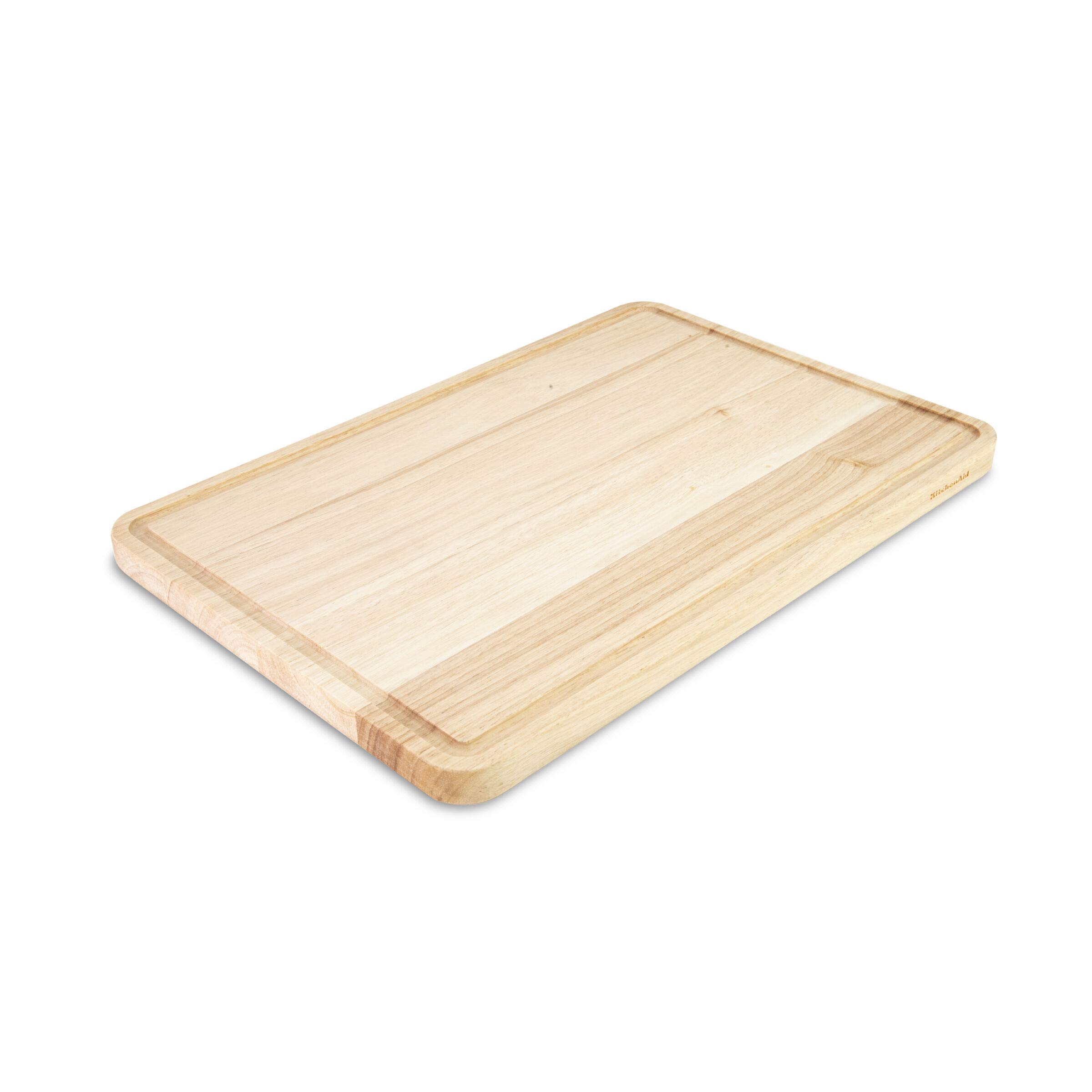KitchenAid Classic Wood Cutting Board, 12x18-Inch, Natural