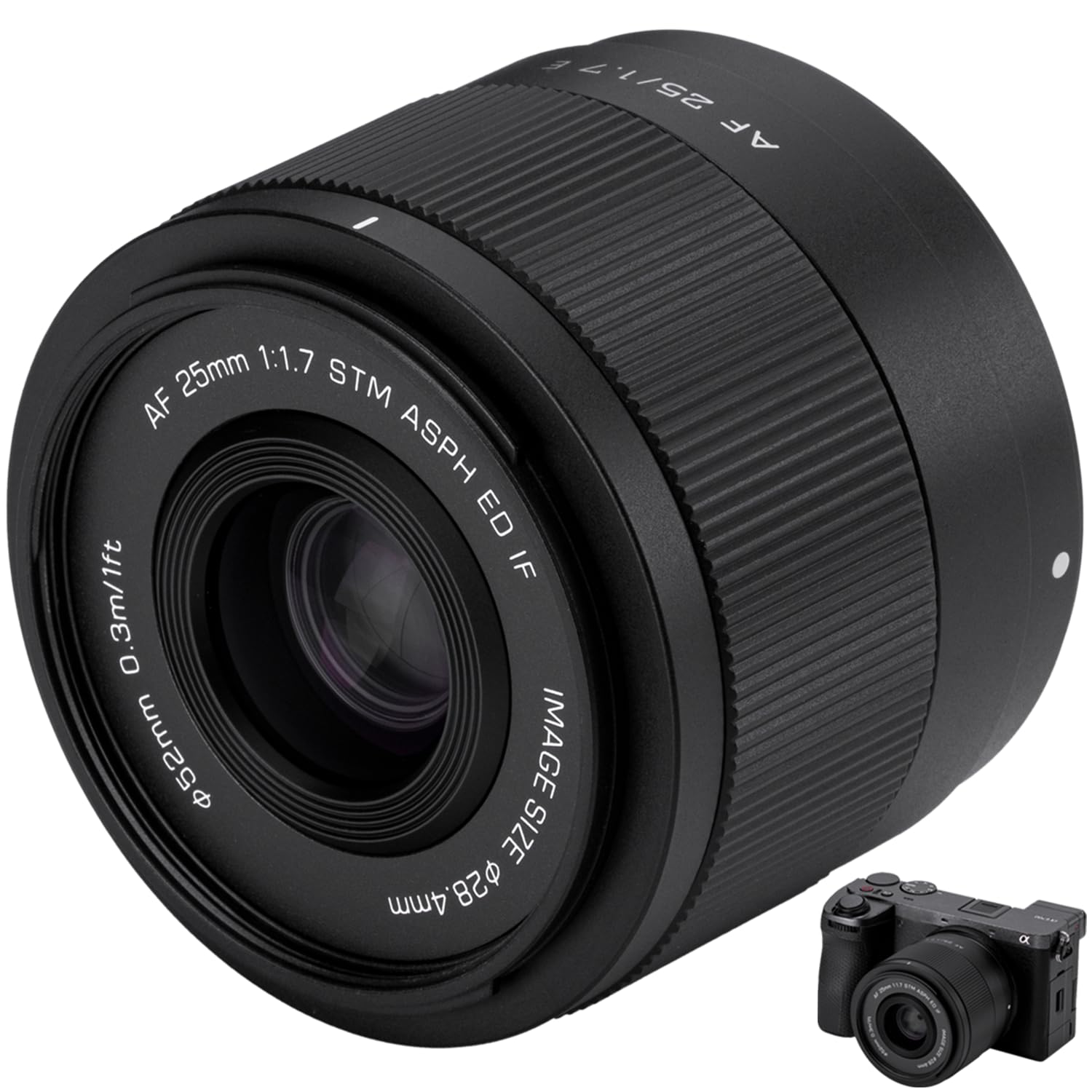 Amazon.com : VILTROX 25mm F1.7 FE APS-C Lens for E-Mount Cameras