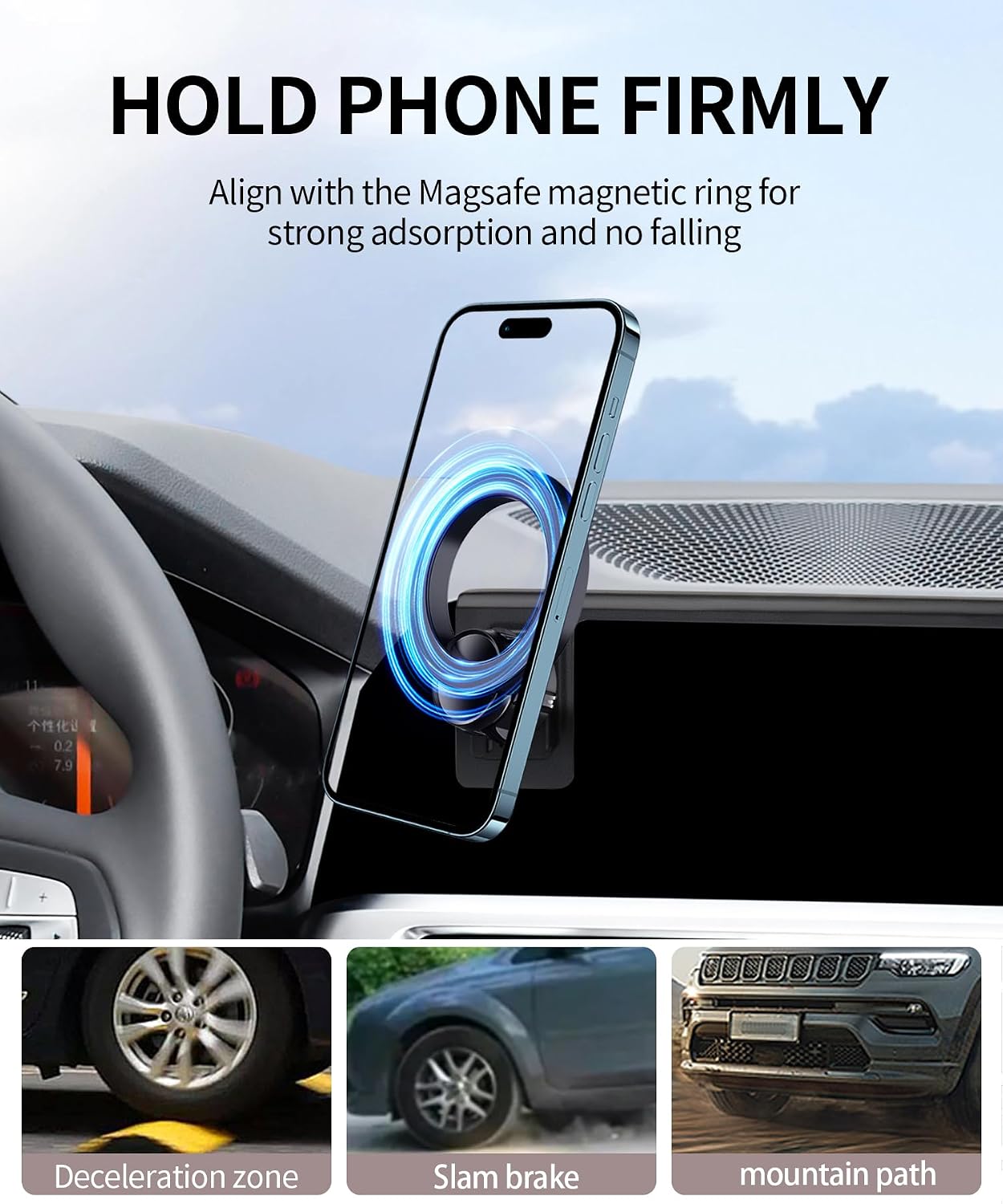 Car Phone Holder for BMW 2 Series 2022-2024, 3 Series 2019-22, 10.25"Screen image 4
