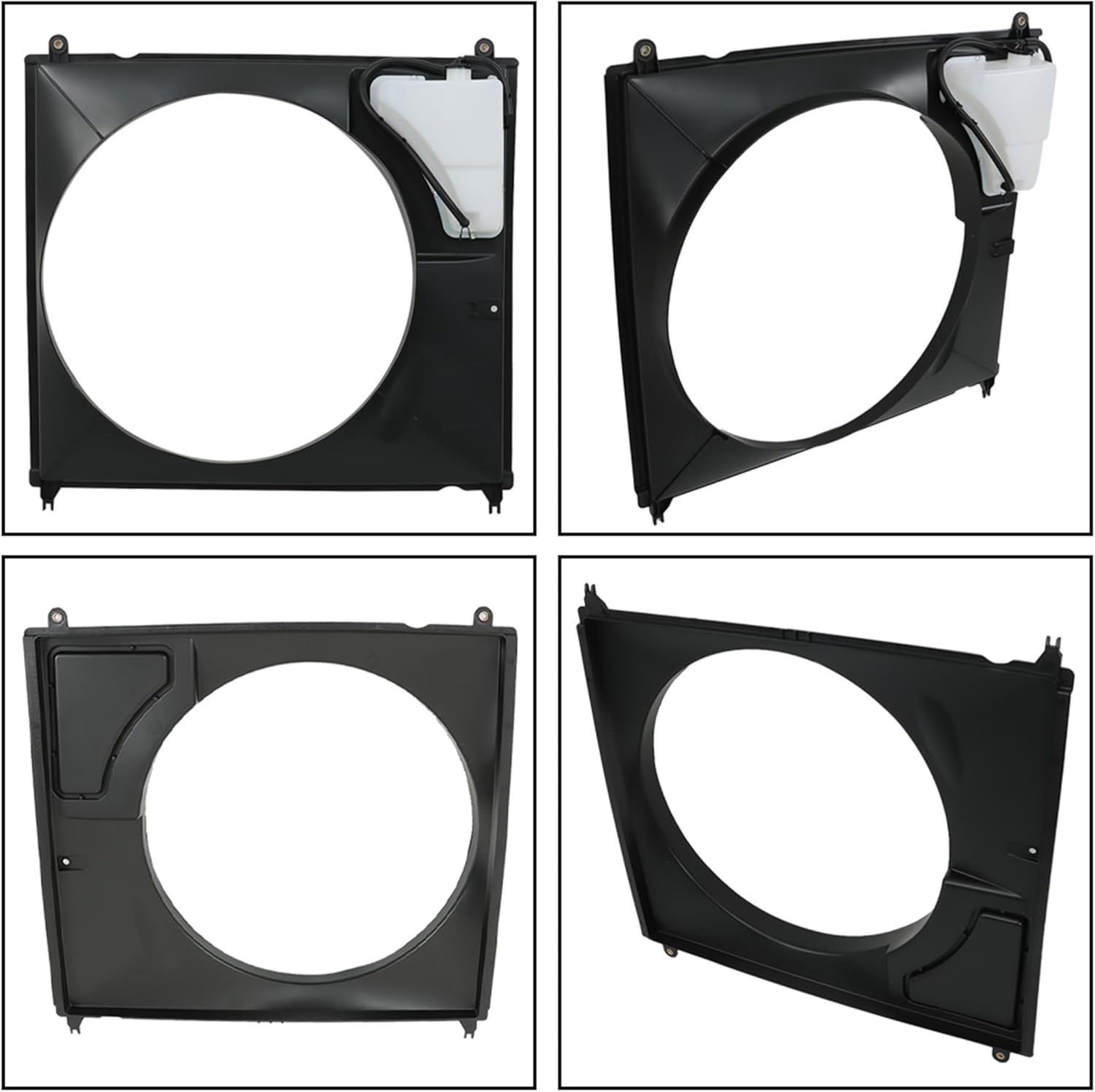 Cooling Fan Blade Shroud Replacement for Tundra 2015-2021 Replacement for Sequoia 2010-2022 Black