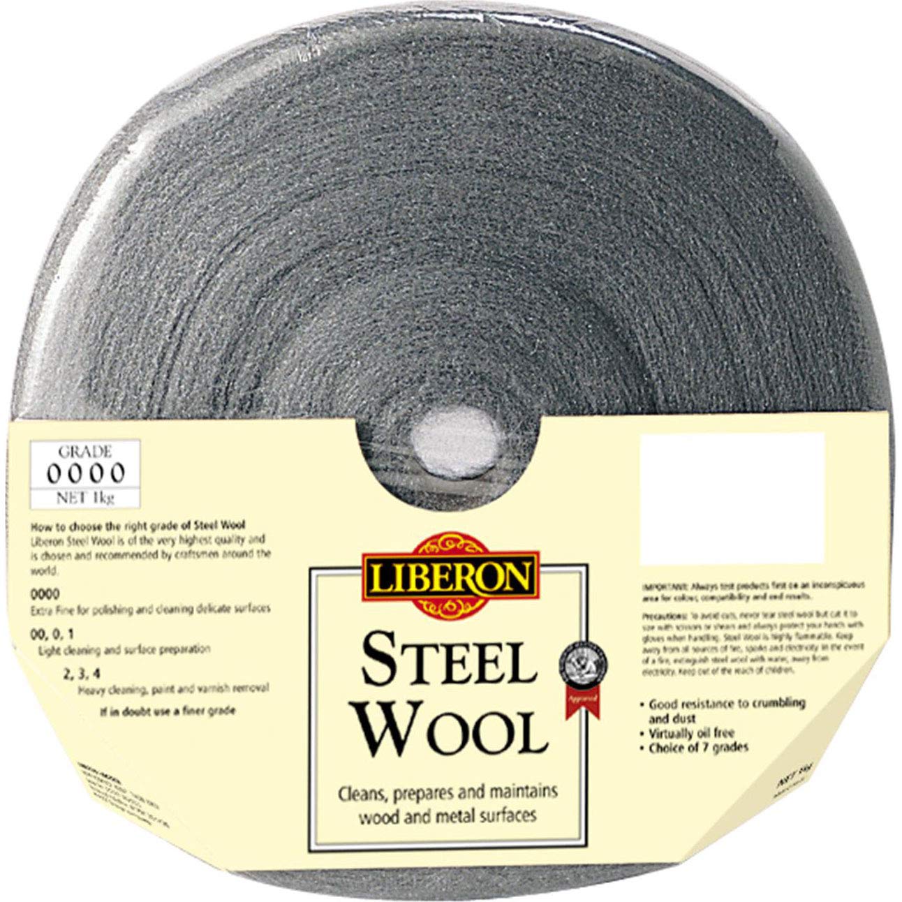 Liberon Steel Wool #0000 1kg Roll