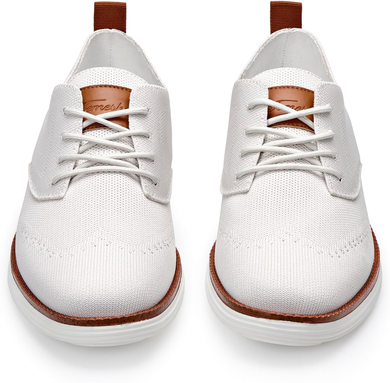 Temeshu Men's Fashion Dress Sneakers Casual Walking Shoes Business Oxfords Comfortable Breathable Lightweight Tennis DS26 - Image 3