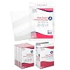 Dynarex View Guard Transparent Dressings, Sterile Wound Dressing, Breathable Barrier, Easily Conforms to Body Contours, 6” x 8”, 1 Case - 8 Boxes of 10 Dressings