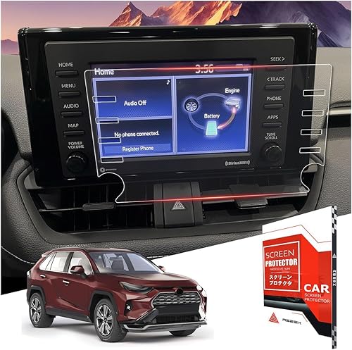 ASZSK Protector de pantalla brillante de 8 pulgadas para Toyota RAV4 2019  2022 (no apto para 7 pulgadas y 7 agujeros) de 8 pulgadas, más claro y