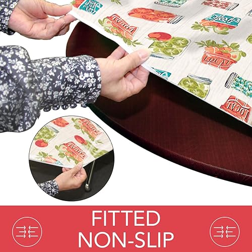 Miniatura 4 de Fundas para mesas ajustables de vinilo con bordes elásticos