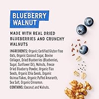 Vista 3 de purely elizabeth Avena con proteína de colágeno, nuez de arándano, sin gluten, 8 onzas (paquete de 6)