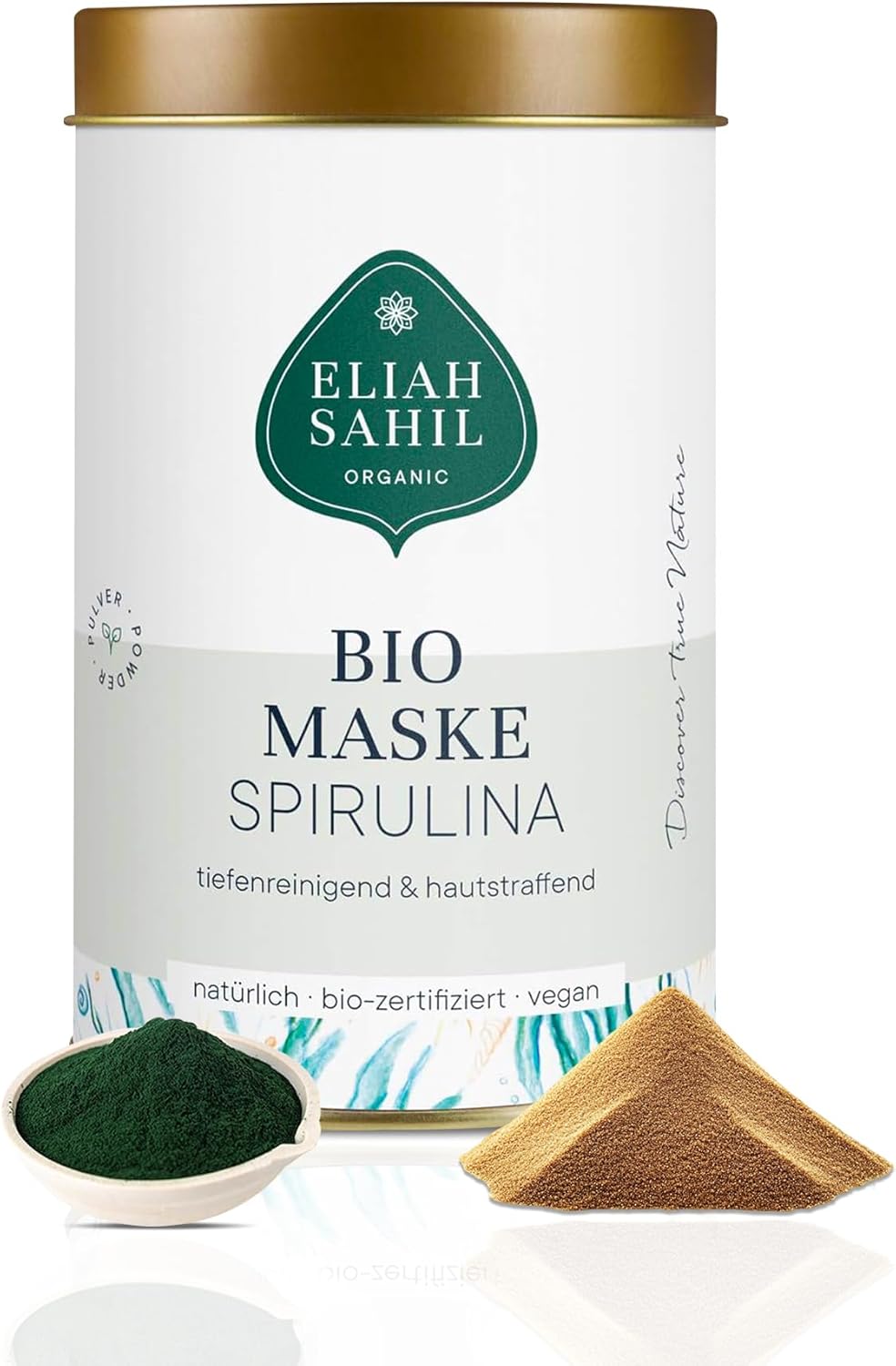 Eliah Sahil Organic – Organic Face Mask Spirulina – 100 g