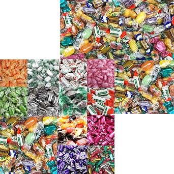 SUGAR FREE Hard Boiled MIXED Sweets Bag 01kg | PICK and MIX WRAPPED SWEETS