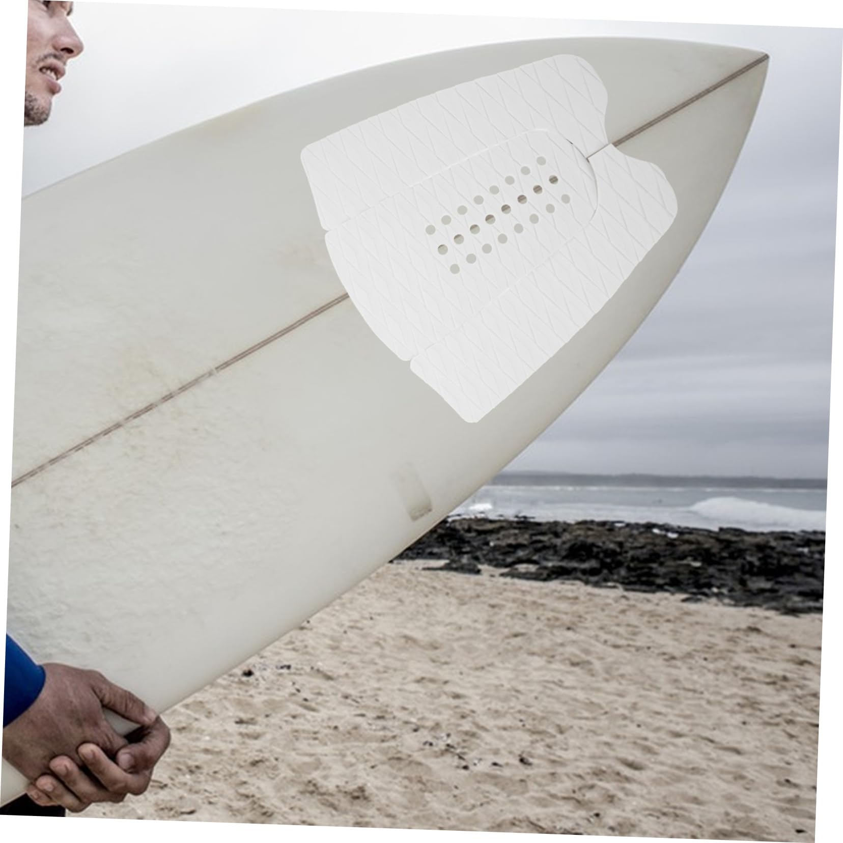 EVA Surfboard Deck Traction Pads - 3pcs Non Slip Tail Grips