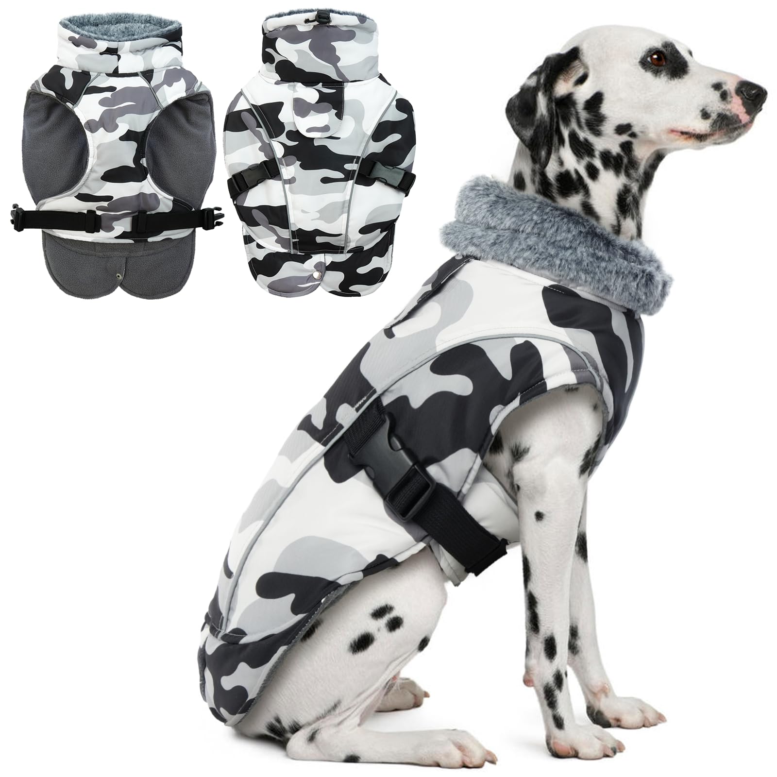 DENTRUN Dog Winter Coat